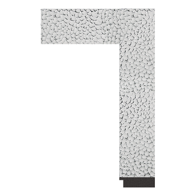 3234-A-019 — 7.06cm Silber PS Bilderrahmenleiste