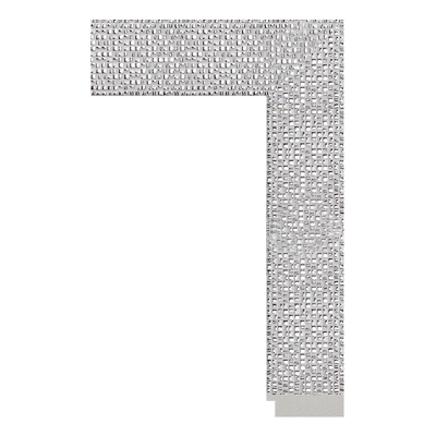 3234-C-019 — 7.06cm Silber PS Bilderrahmenleiste