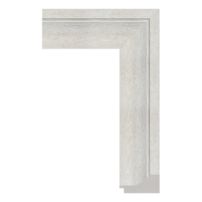 3338-0419S — 7.69cm Natur PS Bilderrahmenleiste