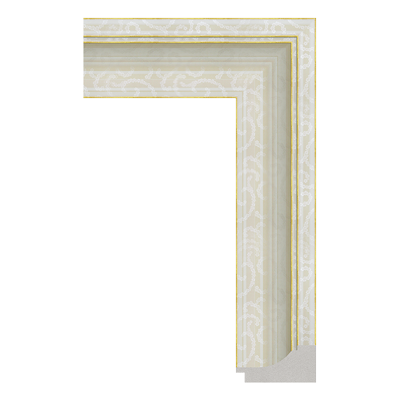 3338-2315G — 7.69cm Gold PS Bilderrahmenleiste