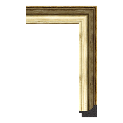 Modern gold picture frame moulding