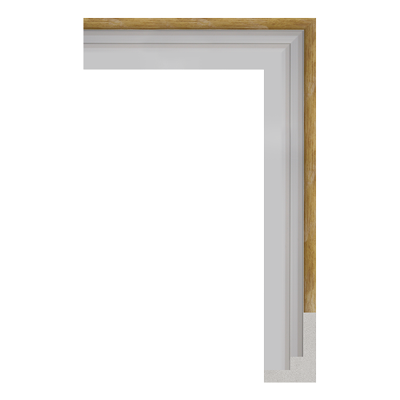 Modern gold picture frame moulding