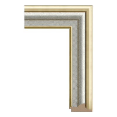 Modern gold picture frame moulding