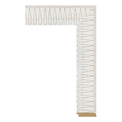 unfinished white picture frame moulding