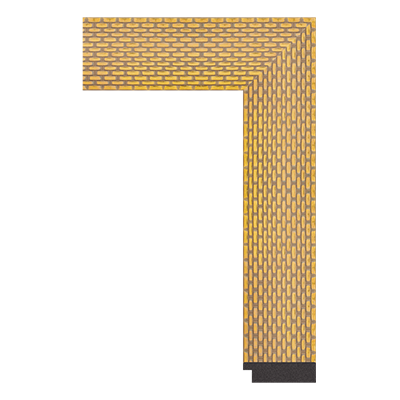 3950-A-0192 — 7.1cm Gold PS Bilderrahmenleiste