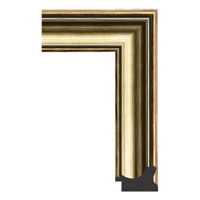 Modern gold picture frame moulding
