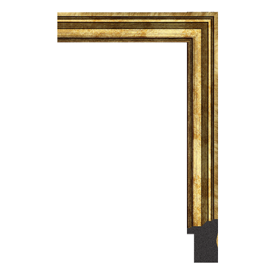 antique gold picture frame moulding
