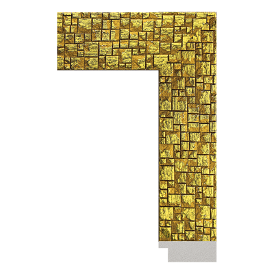 ornate gold picture frame moulding