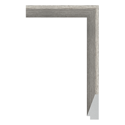 5998-B-364 — 2.5cm Natur PS Bilderrahmenleiste