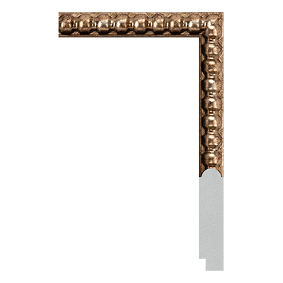 6933-A-076T(BASE) — 8.27cm Bronze PS Bilderrahmenleiste