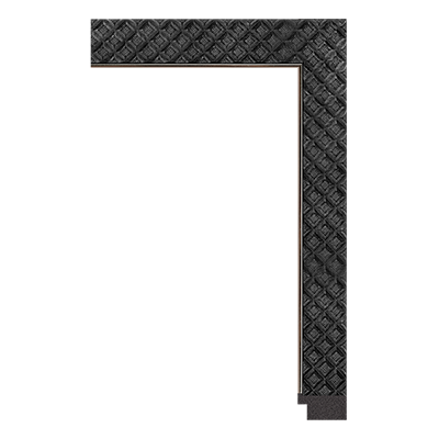 6984-A-13 — 3.2cm Schwarz PS Bilderrahmenleiste