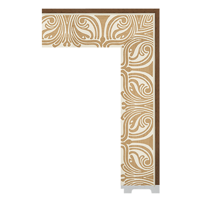 6386-WK-B-71 — 7.7cm Naturel PS Baguette d'Encadrement