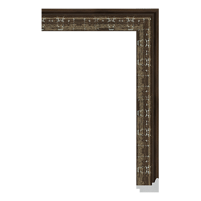 6796-B-544 — 4cm Natur PS Bilderrahmenleiste