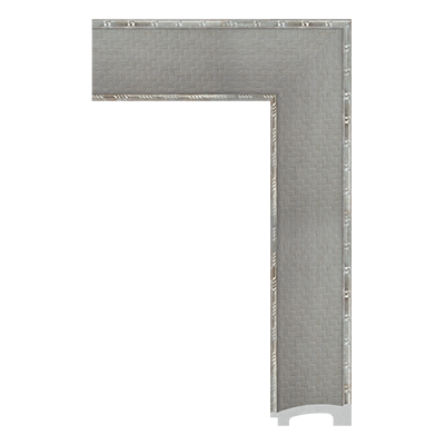 7054-WK-C-01S — 7cm Natur PS Bilderrahmenleiste