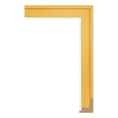 7223-S289(BASE) — 3.5cm Gold PS Bilderrahmenleiste