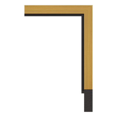 8134-274T — 2.5cm Gold PS Bilderrahmenleiste