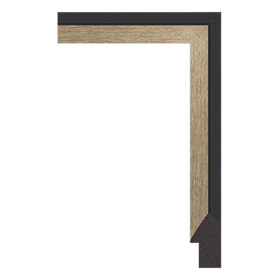1514-X931B — 2.81cm Bronze PS Bilderrahmenleiste