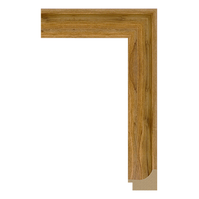 3178-1287EMT — 4.83cm Natural PS Moldura para Marco de Fotos
