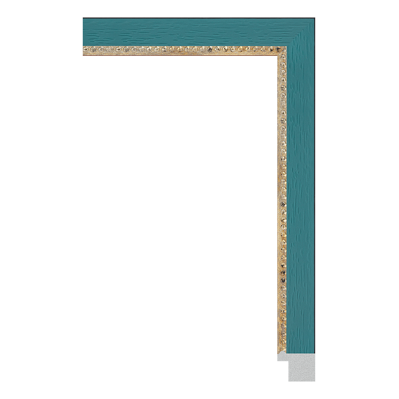 5339-D-234 — 2.05cm Mehrfarbig PS Bilderrahmenleiste