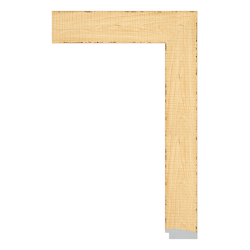 3038-ZA-553 — 4cm Natural PS Moldura para Marco de Fotos