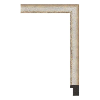 023-YD-25A — 1.95cm Silber PS Bilderrahmenleiste