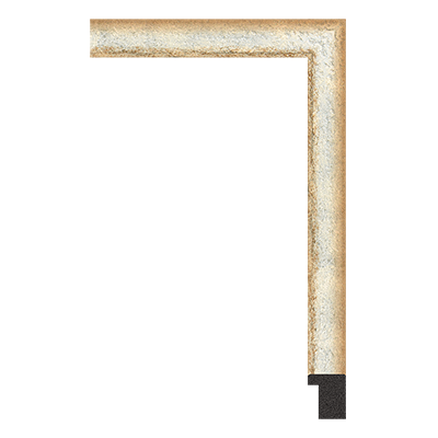 023-YD-25S — 1.95cm Silber PS Bilderrahmenleiste