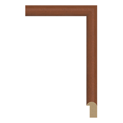 1043-141T — 1.96cm Natur PS Bilderrahmenleiste