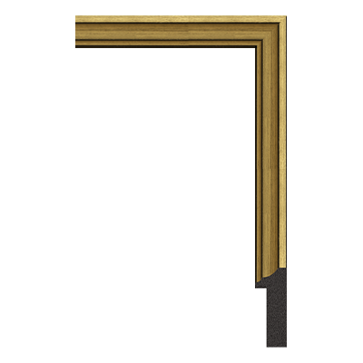 1102-712T — 2cm Doré PS Baguette d'Encadrement