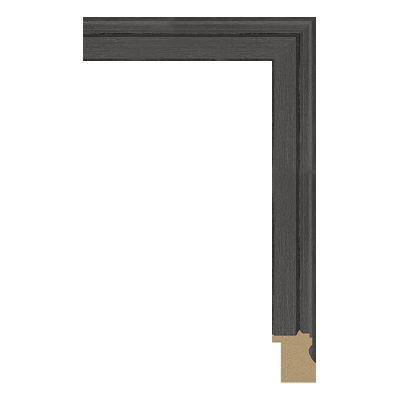 6217-308HT — 3cm Natur PS Bilderrahmenleiste