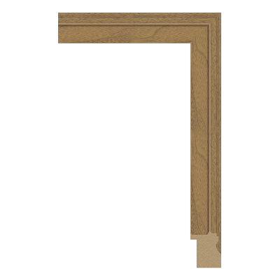 6217-91CMT — 3cm Natur PS Bilderrahmenleiste