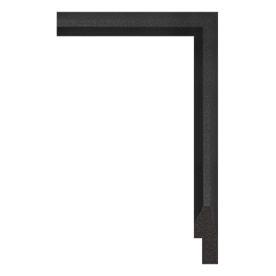 6421-A-059 — 2.1cm Schwarz PS Bilderrahmenleiste