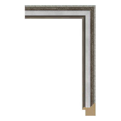 6769-A-81S — 3cm PS Bilderrahmenleiste