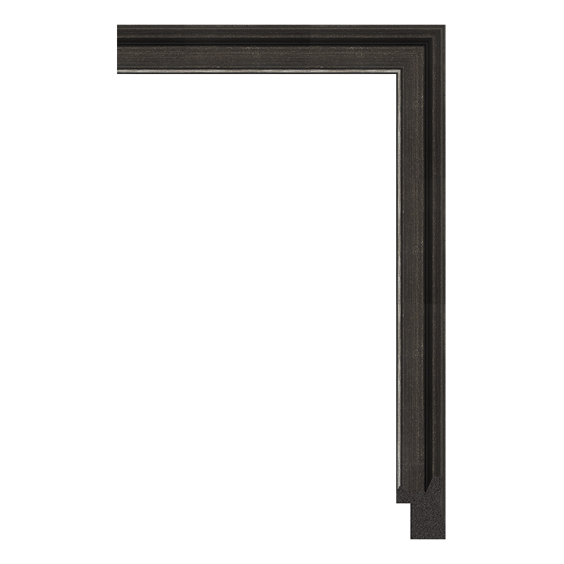 907-756ST — 2.8cm Prateado PS Moldura para Quadro
