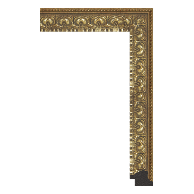 P3210-A-75G — 3.5cm Gold PS Bilderrahmenleiste