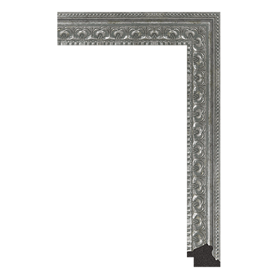 P3210-A-77S — 3.5cm Silber PS Bilderrahmenleiste