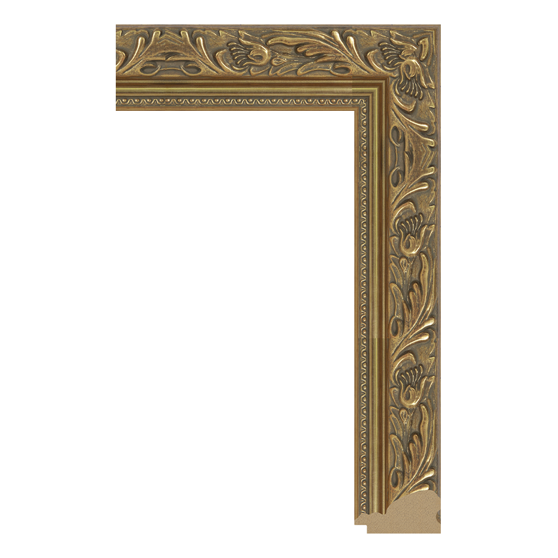 P3316-A-05G — 5.6cm Gold PS Bilderrahmenleiste