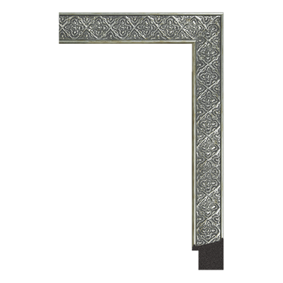 P6791-A-02SM — 3.2cm Prateado PS Moldura para Quadro