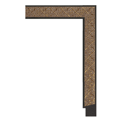 P6791-A-53G — 3.2cm Dourado PS Moldura para Quadro
