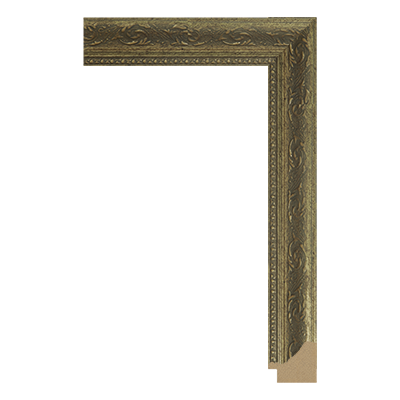 gold unfinished picture frame moulding