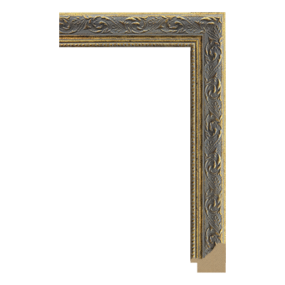 gold unfinished picture frame moulding