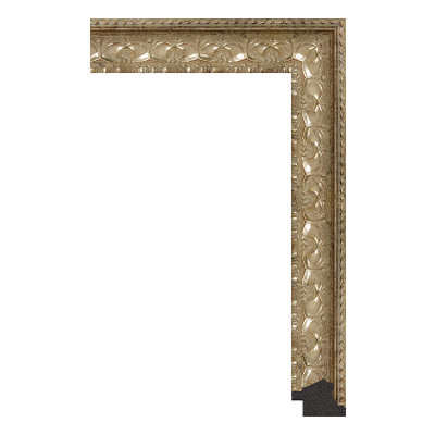 silver unfinished picture frame moulding