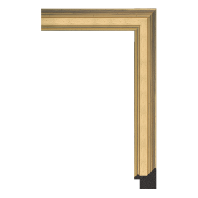 gold unfinished picture frame moulding