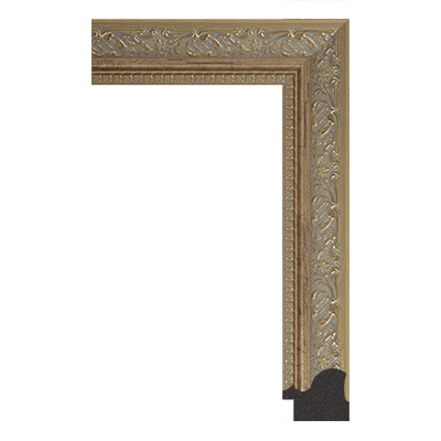 gold unfinished picture frame moulding