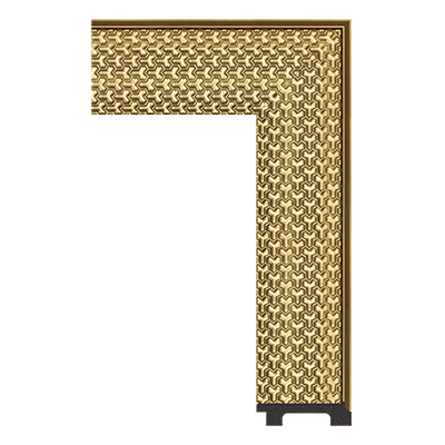 1731-WK-B-1208 — 8.89cm Gold PS Bilderrahmenleiste