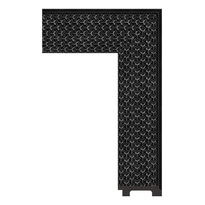 1731-WK-B-3113 — 8.89cm Schwarz PS Bilderrahmenleiste