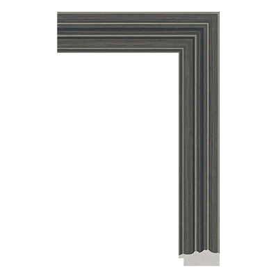 6233-081T — 5cm Natur PS Bilderrahmenleiste