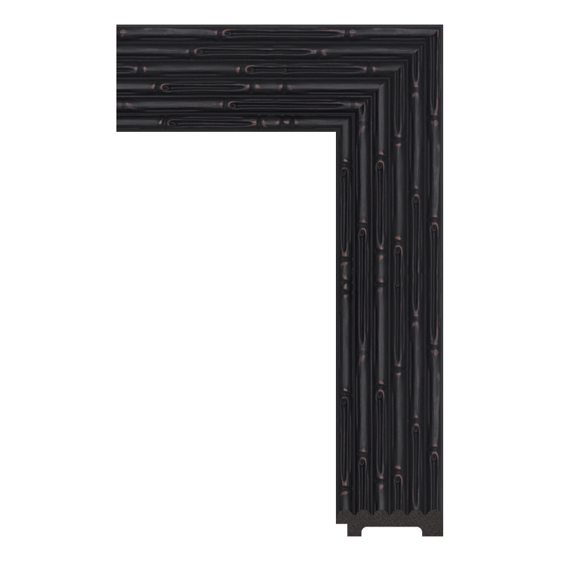 952-WK-A-127 — 7.6cm Negro PS Moldura para Marco de Fotos