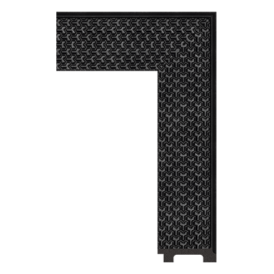 black unfinished classic picture frame moulding