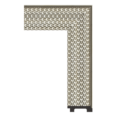 silver unfinished picture frame moulding