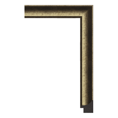 1805-052T — 2.8cm Gold PS Bilderrahmenleiste
